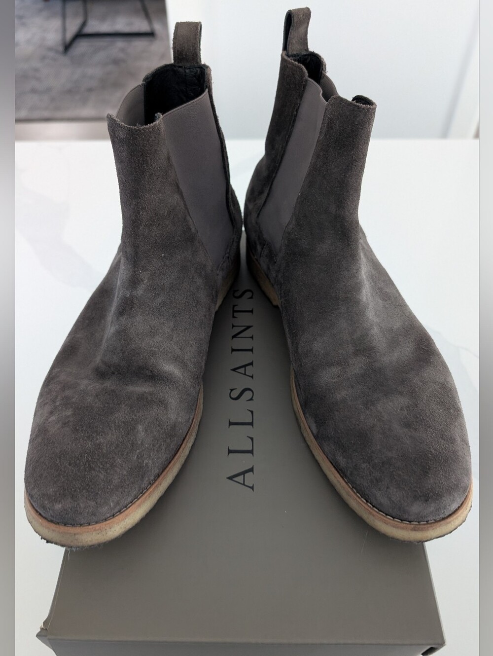 AllSaints Rhett Suede Boots - Picture 2 of 5